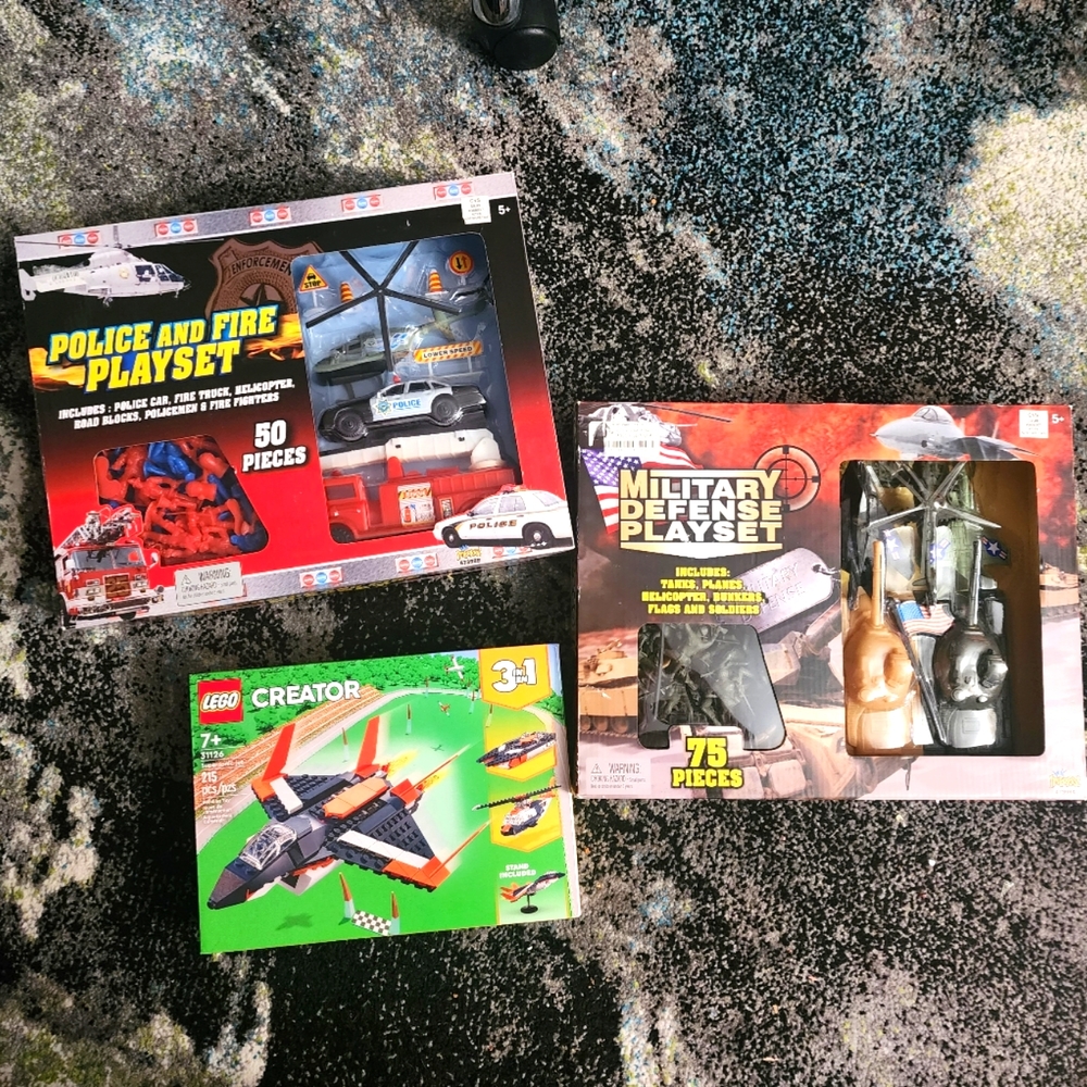 Boys toy bundle- Lego, military and police sets - Picture 1 of 13
